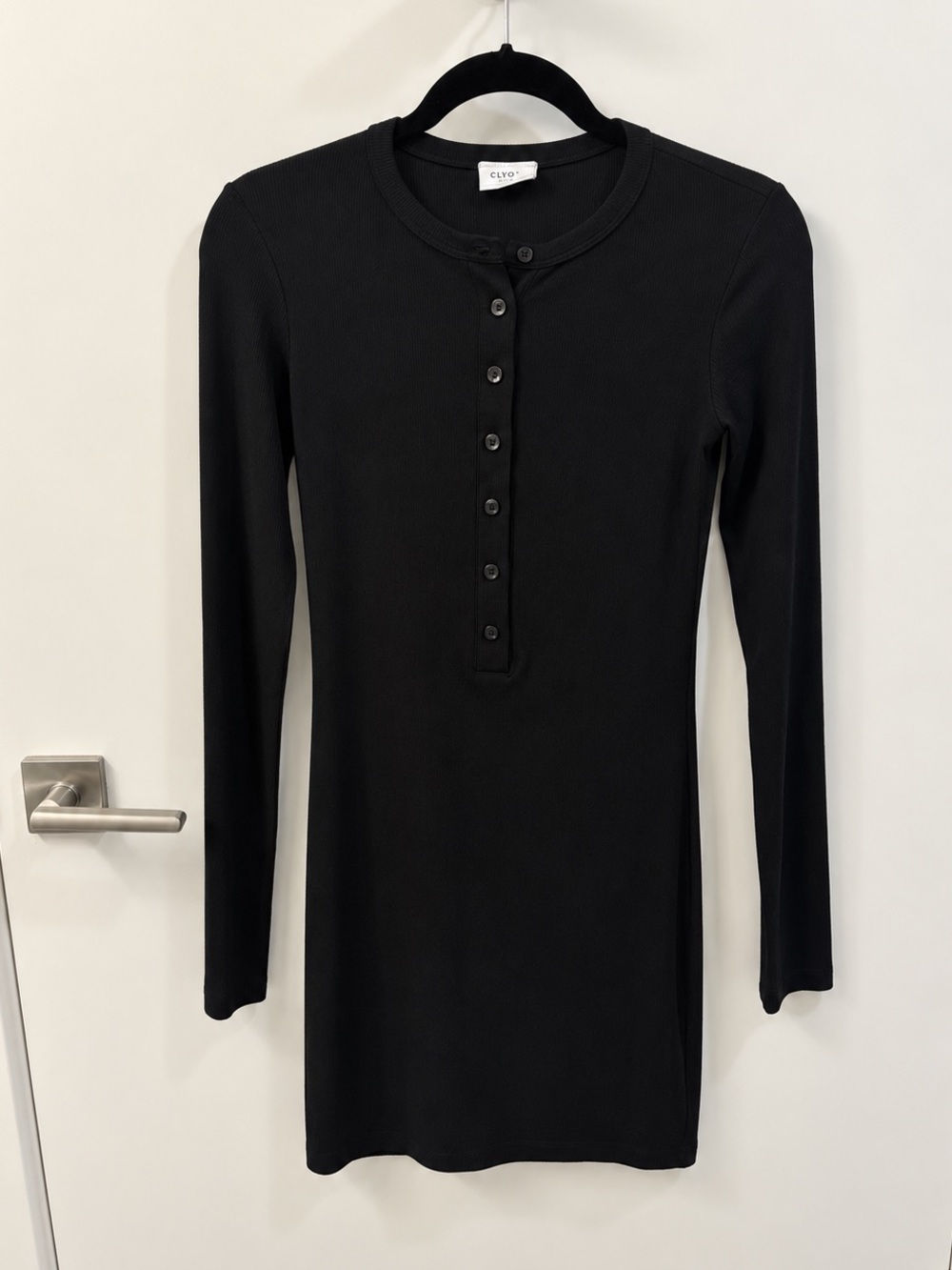 Clyque The Label -Annie Mini Dress Black Sz L NWT